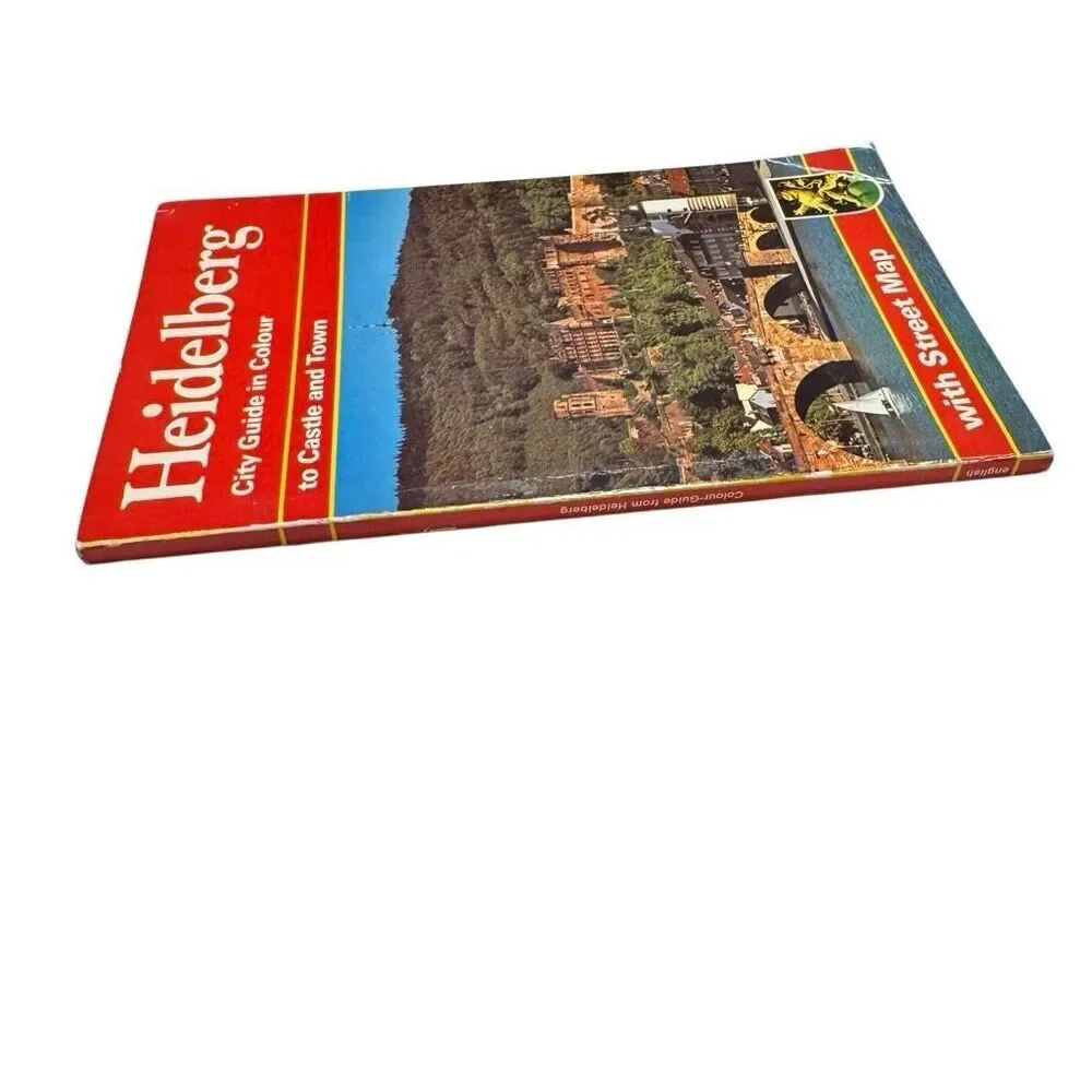 Heidelberg City Guide In Color With Foldout Map in back